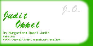 judit oppel business card